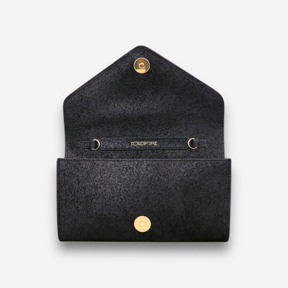 Whisper Gold - Black Pony-crossbody bag-COLDFIRE